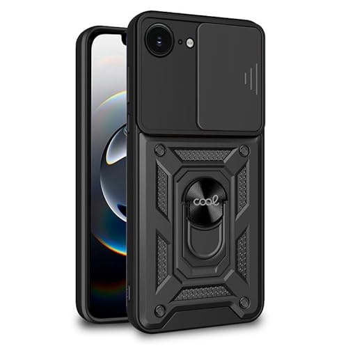 Cool Schutzhülle für iPhone 16e, Hardring, Schwarz Cool Schutzhülle für iPhone 16e, Hardring, Schwarz von Cool