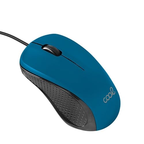 Cool USB-Maus, kabelgebunden, blau von Cool