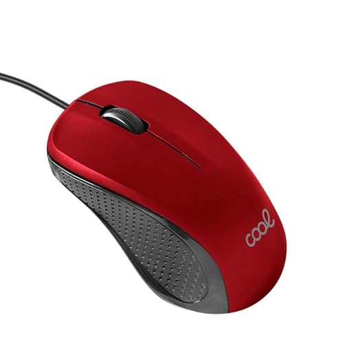 Cool USB-Maus, mit Kabel, Rot von Cool