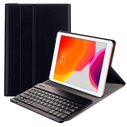 Cool funda polipiel Negra para Apple iPad 2019 25.9 cm + teclado Bluetooth von Cool