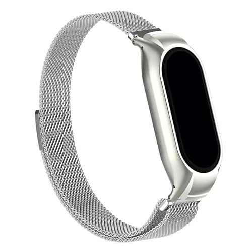 Cooles Armband für Xiaomi Smart Band 8, Metall, silberfarben, grau, Einheitsgröße von Cool