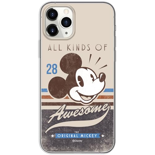 ERT GROUP Handyhülle für Apple iPhone 11 PRO Original und offiziell Lizenziertes Disney Muster Mickey 009 optimal an die Form des Handy angepasst, hülle aus TPU von Cool