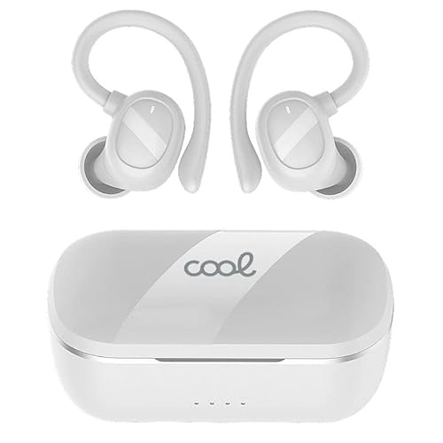 Earbuds Stereo Bluetooth Kopfhörer Kabellos Cool Fit Sport Weiß von Cool