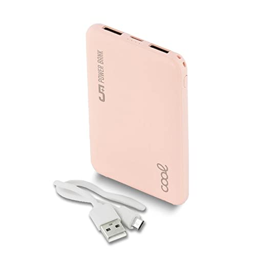 Externer Akku Micro-USB Power Bank 5000 mAh Cool Leather Rosa von Cool