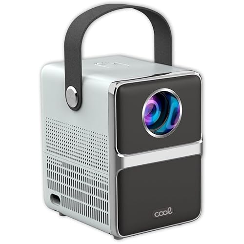 Kompakter Projektor, 2500 Lumen, Cool Star-Lautsprecher, eingebauter Lautsprecher, 10 W, HDMI/USB + WLAN-Spiegel von Cool