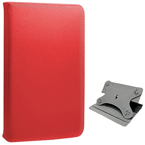 Schutzhülle für Cool Ebook/Tablet, 9,7-10 Zoll, glatt, Rot drehbar, Panorama, von Cool
