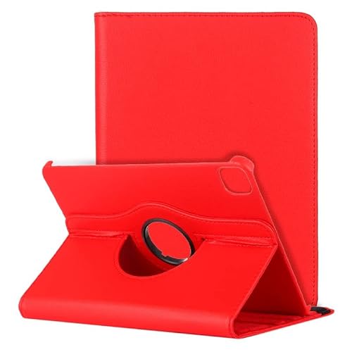 Schutzhülle für iPad Pro 12,9 Zoll (2020/2021), drehbar, Kunstleder, Rot von Cool