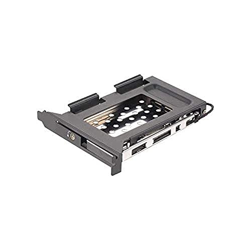 CoolBox Hotswap SlimChase IC-DS2500 Abnehmbares System mit SATA3 Anschluss für 2,5 Zoll HDD/SSD SATA, abschließbar von CoolBox
