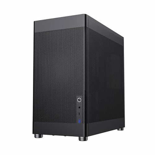 CoolBox MP1 PC-Gehäuse ATX, Full Mesh Gitter mit optimierter Airflow, USB-C vorne, Grafikkarten bis zu 355 mm, unterstützt bis zu 6 Lüfter, kompatibel mit Flüssigkeitskühlung, Schwarz CoolBox MP1 PC-Gehäuse ATX, Full Mesh Gitter mit optimierter Airflow, USB-C vorne, Grafikkarten bis zu 355 mm, unterstützt bis zu 6 Lüfter, kompatibel mit Flüssigkeitskühlung, Schwarz von CoolBox