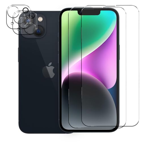 CoolGadget 4-in-1 Schutzfolien-Set für iPhone 14 Plus - 2x Displayschutzfolie, 2x Kameraschutzfolie, kratzfest, HD klar, Blasenfrei CoolGadget 4-in-1 Schutzfolien-Set für iPhone 14 Plus - 2x Displayschutzfolie, 2x Kameraschutzfolie, kratzfest, HD klar, Blasenfrei von CoolGadget