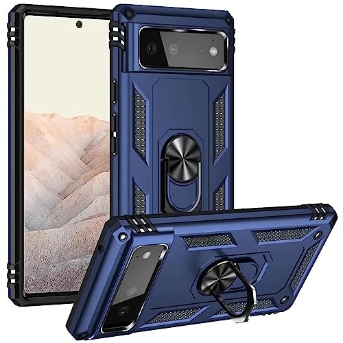 CoolGadget Defender Case für Google Pixel 6, Robuste Schutzhülle mit Ringhalter und Ständer, Blau CoolGadget Defender Case für Google Pixel 6, Robuste Schutzhülle mit Ringhalter und Ständer, Blau von CoolGadget