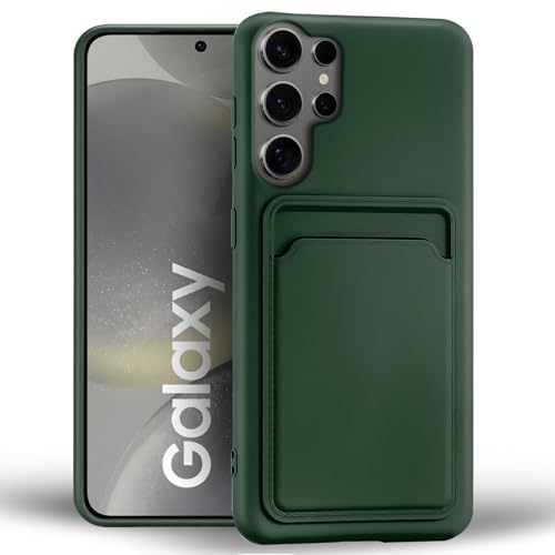 CoolGadget Card Case für Samsung Galaxy S24 Ultra, TPU Schutzhülle mit Kartenfach und erhöhtem Kantenschutz, Grün CoolGadget Card Case für Samsung Galaxy S24 Ultra, TPU Schutzhülle mit Kartenfach und erhöhtem Kantenschutz, Grün von CoolGadget
