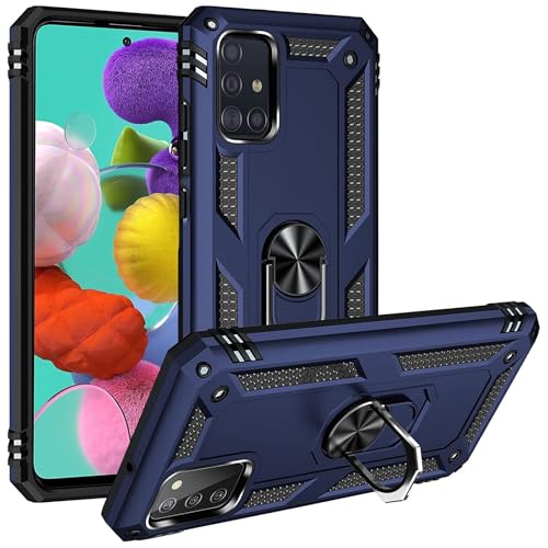 CoolGadget Defender Case für Samsung Galaxy A51, Robuste Schutzhülle mit Ringhalter und Ständer, Blau CoolGadget Defender Case für Samsung Galaxy A51, Robuste Schutzhülle mit Ringhalter und Ständer, Blau von CoolGadget
