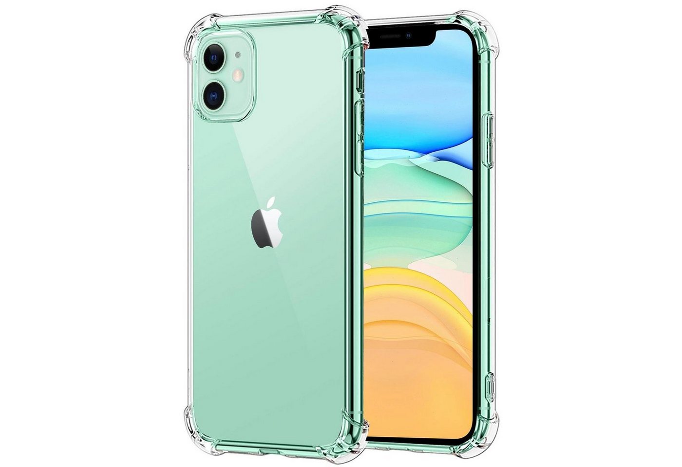 CoolGadget Handyhülle Anti Shock Rugged Case für Apple iPhone 11 6,1 Zoll, Slim Cover Kantenschutz Schutzhülle für iPhone 11 Hülle Transparent CoolGadget Handyhülle Anti Shock Rugged Case für Apple iPhone 11 6,1 Zoll, Slim Cover Kantenschutz Schutzhülle für iPhone 11 Hülle Transparent von CoolGadget