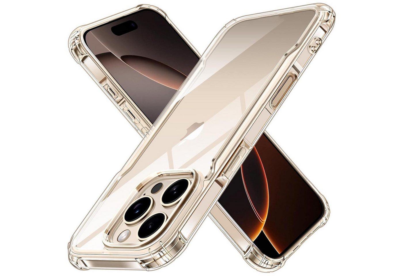 CoolGadget Handyhülle Anti Shock Rugged Case für Apple iPhone 16 Pro 6,3 Zoll, Slim Cover mit Kantenschutz Schutzhülle für iPhone 16 Pro Hülle Bumper CoolGadget Handyhülle Anti Shock Rugged Case für Apple iPhone 16 Pro 6,3 Zoll, Slim Cover mit Kantenschutz Schutzhülle für iPhone 16 Pro Hülle Bumper von CoolGadget