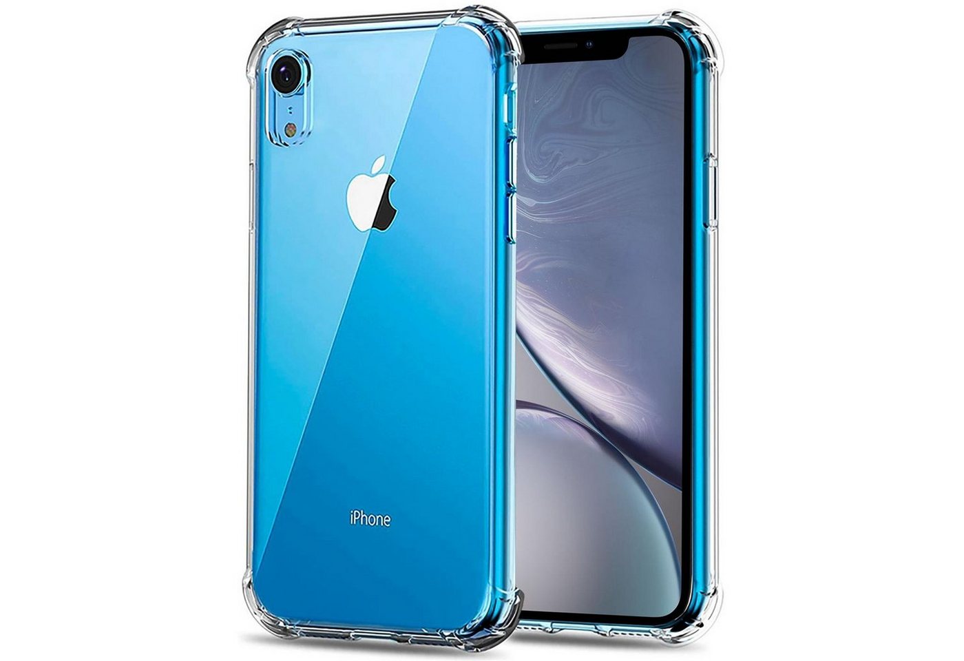 CoolGadget Handyhülle Anti Shock Rugged Case für Apple iPhone XR 6,1 Zoll, Slim Cover Kantenschutz Schutzhülle für iPhone XR Hülle Transparent CoolGadget Handyhülle Anti Shock Rugged Case für Apple iPhone XR 6,1 Zoll, Slim Cover Kantenschutz Schutzhülle für iPhone XR Hülle Transparent von CoolGadget