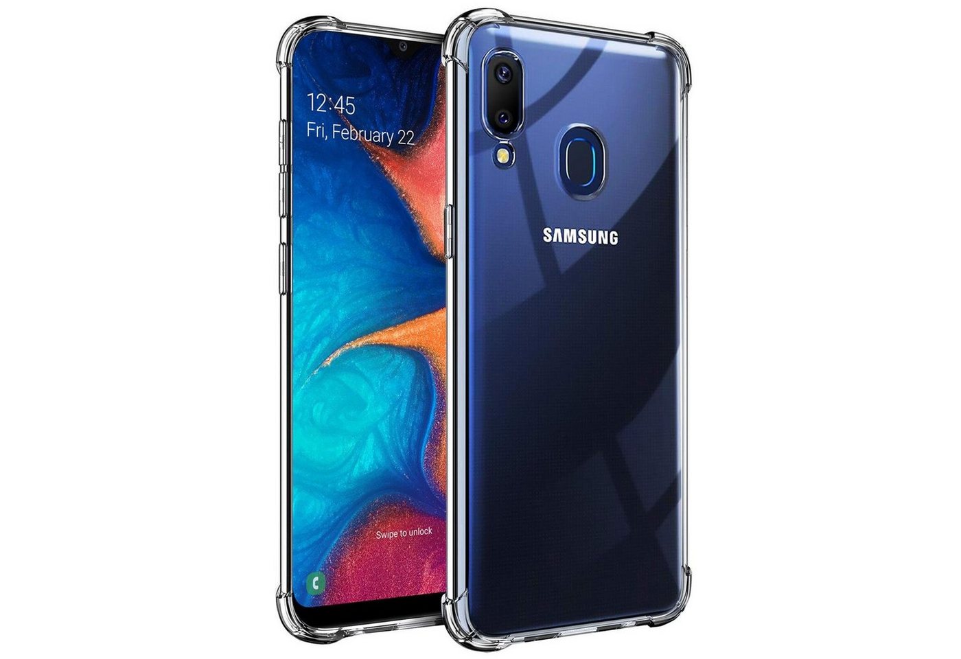 CoolGadget Handyhülle Anti Shock Rugged Case für Samsung Galaxy A20e 5,8 Zoll, Slim Cover Kantenschutz Schutzhülle für Samsung A20e Hülle Transparent CoolGadget Handyhülle Anti Shock Rugged Case für Samsung Galaxy A20e 5,8 Zoll, Slim Cover Kantenschutz Schutzhülle für Samsung A20e Hülle Transparent von CoolGadget