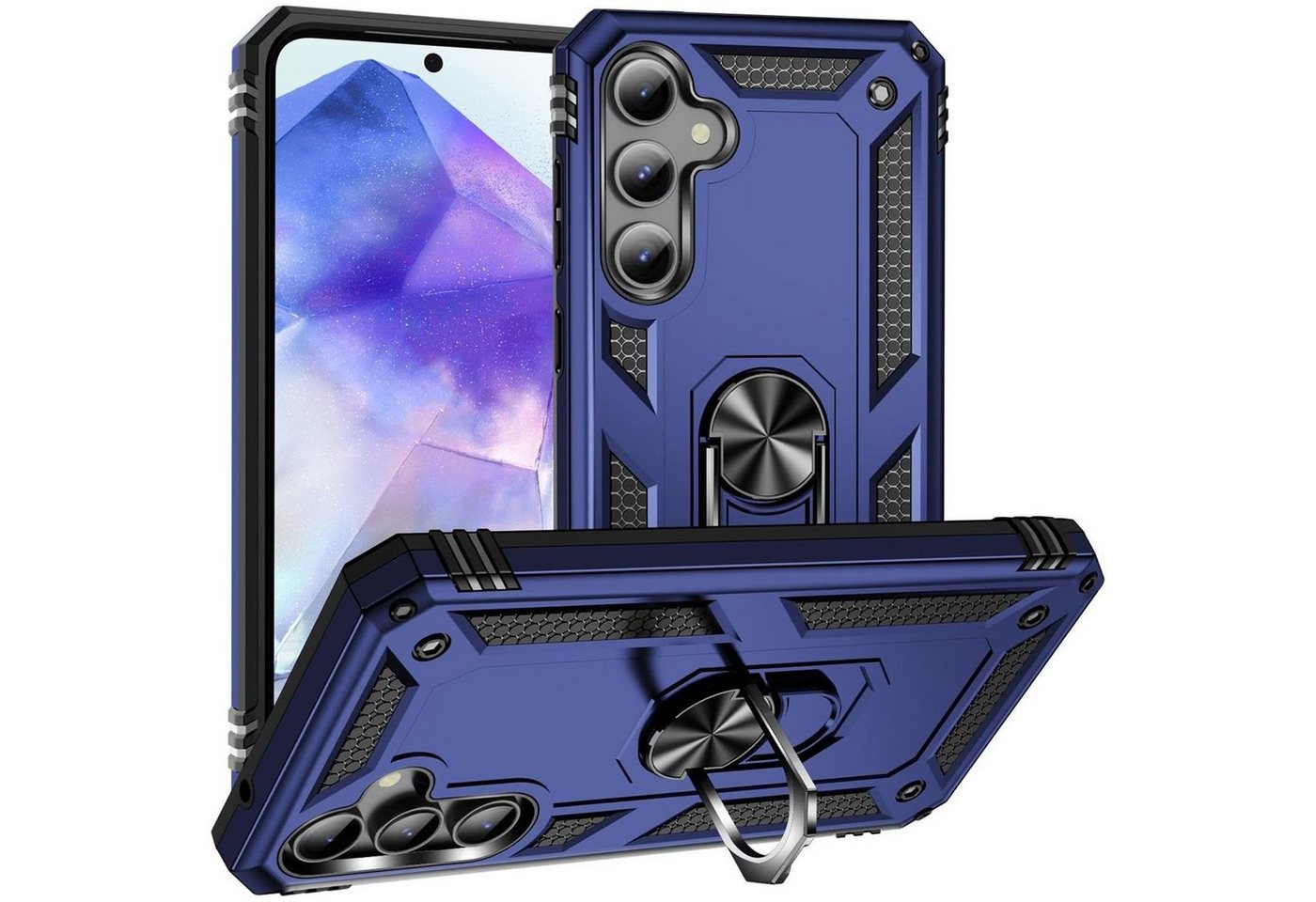 CoolGadget Handyhülle Armor Shield Case für Samsung Galaxy A33 5G 6,1 Zoll, Outdoor Cover mit Magnet Ringhalterung Handy Hülle für Samsung A33 5G von CoolGadget