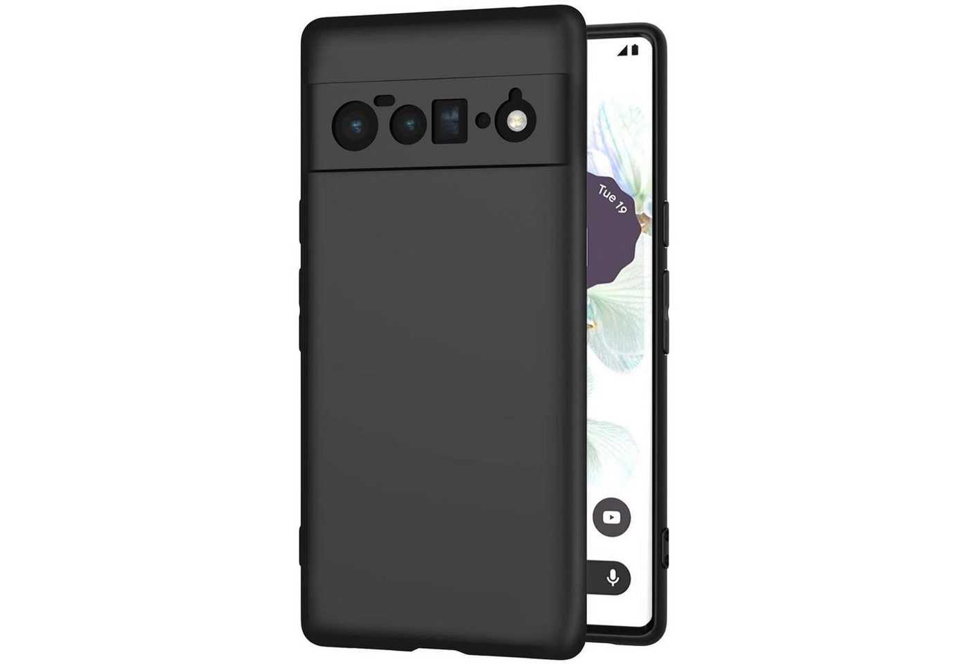 CoolGadget Handyhülle Black Series Handy Hülle für Google Pixel 6 6,4 Zoll, Edle Silikon Schlicht Robust Schutzhülle für Pixel 6 Hülle CoolGadget Handyhülle Black Series Handy Hülle für Google Pixel 6 6,4 Zoll, Edle Silikon Schlicht Robust Schutzhülle für Pixel 6 Hülle von CoolGadget