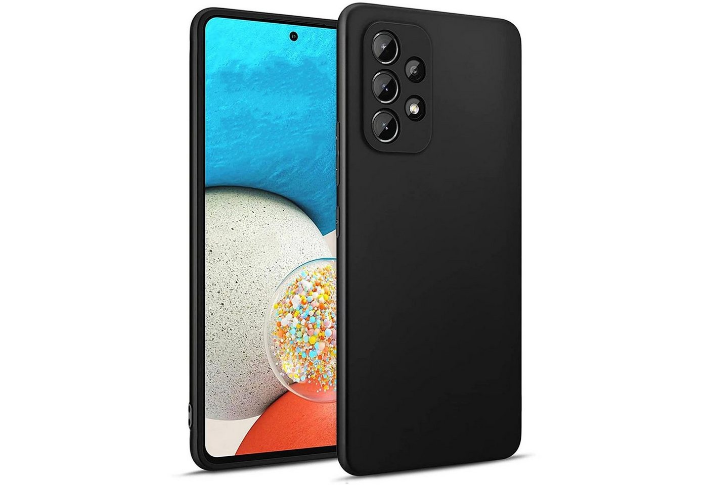 CoolGadget Handyhülle Black Series Handy Hülle für Samsung Galaxy A53 5G 6,5 Zoll, Edle Silikon Schlicht Robust Schutzhülle für Samsung A53 5G Hülle CoolGadget Handyhülle Black Series Handy Hülle für Samsung Galaxy A53 5G 6,5 Zoll, Edle Silikon Schlicht Robust Schutzhülle für Samsung A53 5G Hülle von CoolGadget