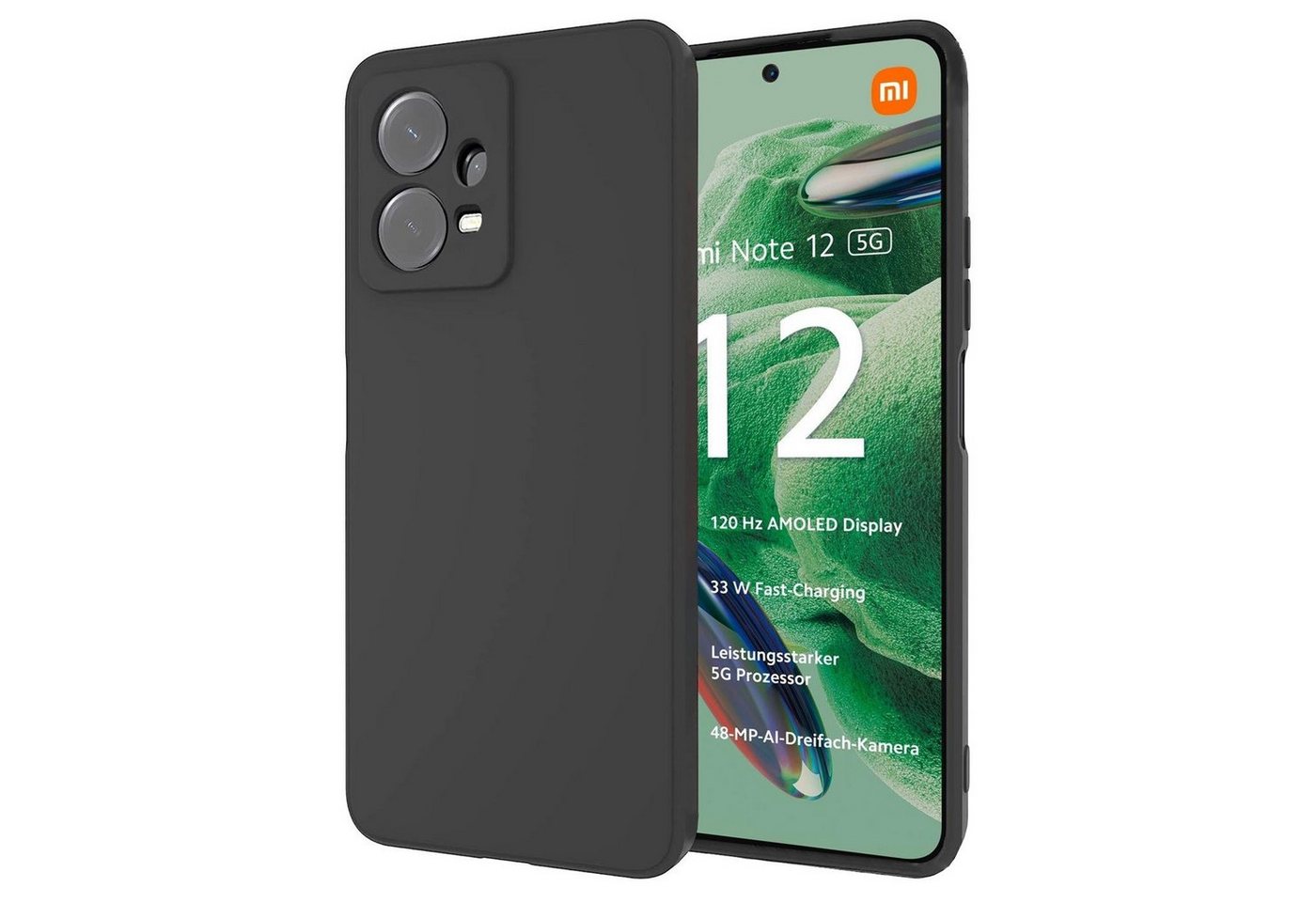 CoolGadget Handyhülle Black Series Handy Hülle für Xiaomi Poco X5 5G 6,67 Zoll, Edle Silikon Schlicht Robust Schutzhülle für Poco X5 5G Hülle CoolGadget Handyhülle Black Series Handy Hülle für Xiaomi Poco X5 5G 6,67 Zoll, Edle Silikon Schlicht Robust Schutzhülle für Poco X5 5G Hülle von CoolGadget