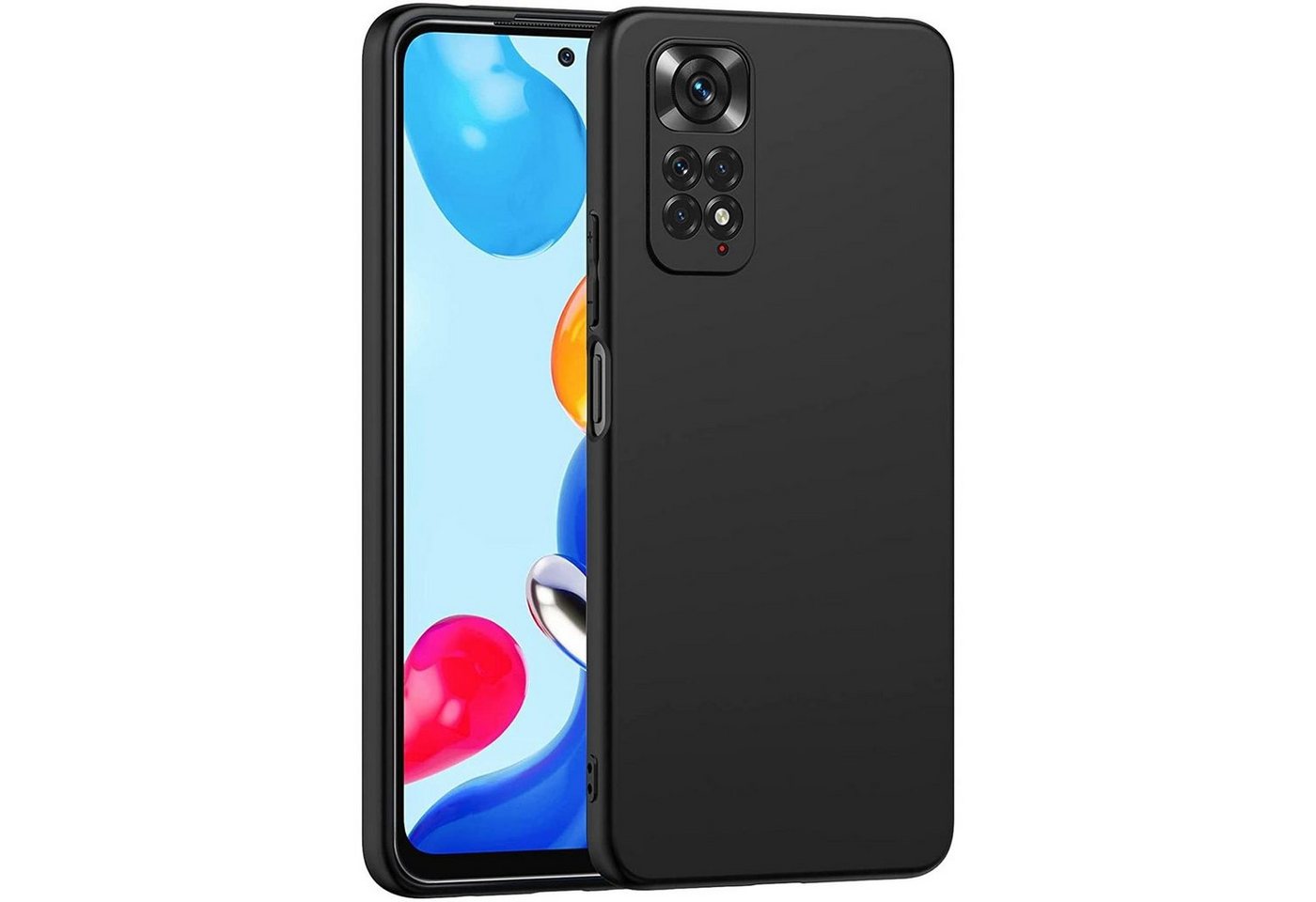 CoolGadget Handyhülle Black Series Handy Hülle für Xiaomi Redmi Note 11 Pro, Redmi Note 11 Pro 5G 6,67 Zoll, Edle Silikon Schutzhülle für Redmi Note 11 Pro / 11 Pro 5G Hülle von CoolGadget