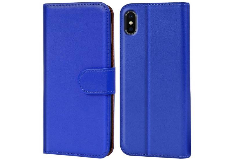 CoolGadget Handyhülle Book Case Handy Tasche für Apple iPhone XS Max 6,5 Zoll, Hülle Klapphülle Flip Cover für iPhone XS Max Schutzhülle stoßfest von CoolGadget