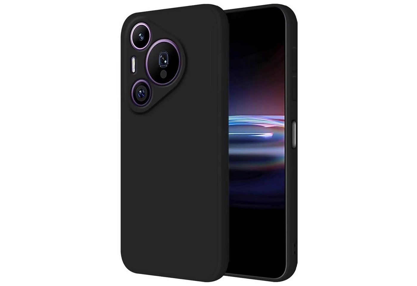CoolGadget Handyhülle Black Series Handy Hülle für Huawei Pura 70 6,6 Zoll, Edle Silikon Schlicht Robust Schutzhülle für Huawei Pura 70 Hülle CoolGadget Handyhülle Black Series Handy Hülle für Huawei Pura 70 6,6 Zoll, Edle Silikon Schlicht Robust Schutzhülle für Huawei Pura 70 Hülle von CoolGadget