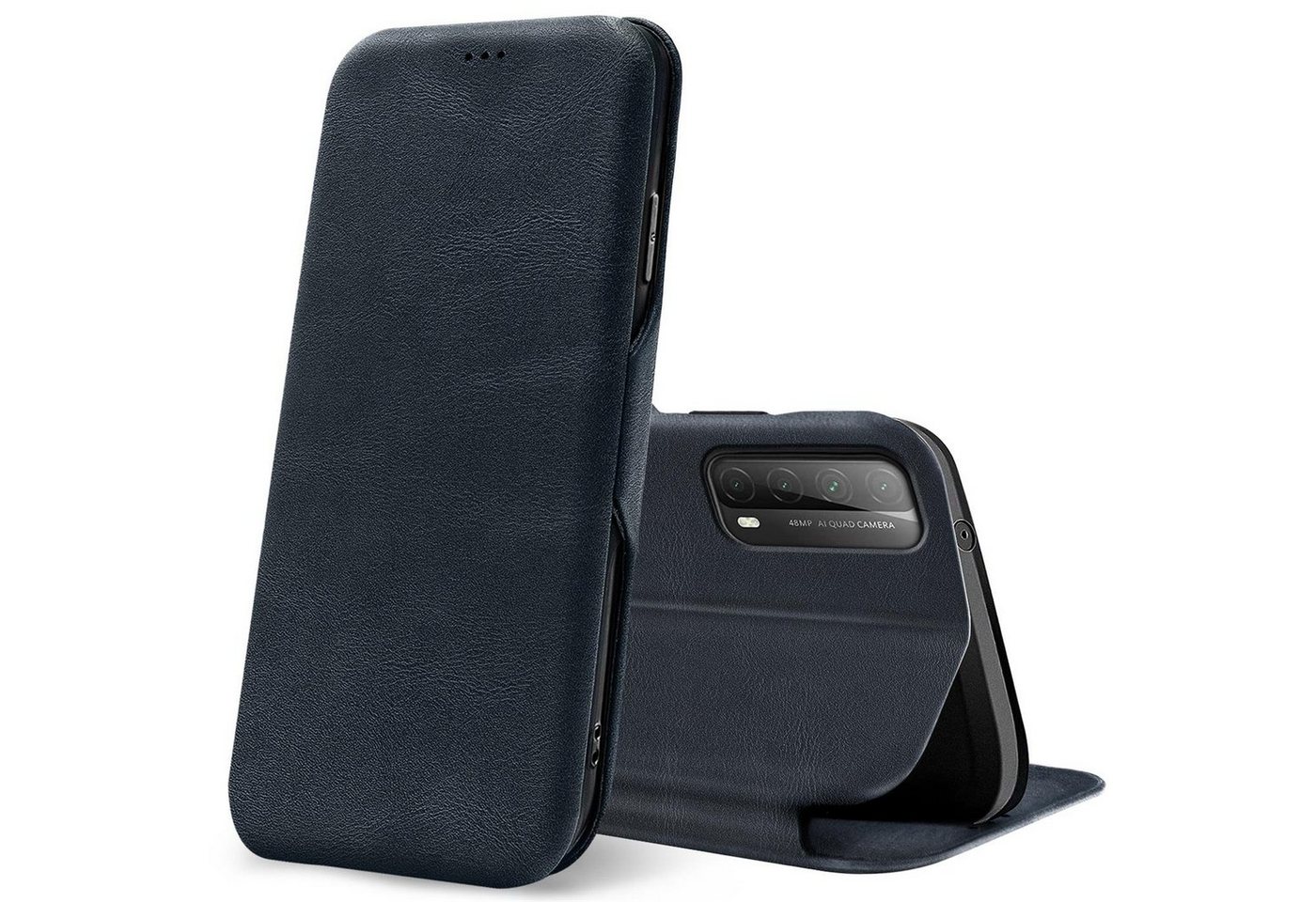 CoolGadget Handyhülle Book Case Handy Tasche für Huawei P Smart 2021 6,67 Zoll, Hülle Klapphülle Flip Cover für P Smart (2021) Schutzhülle stoßfest von CoolGadget