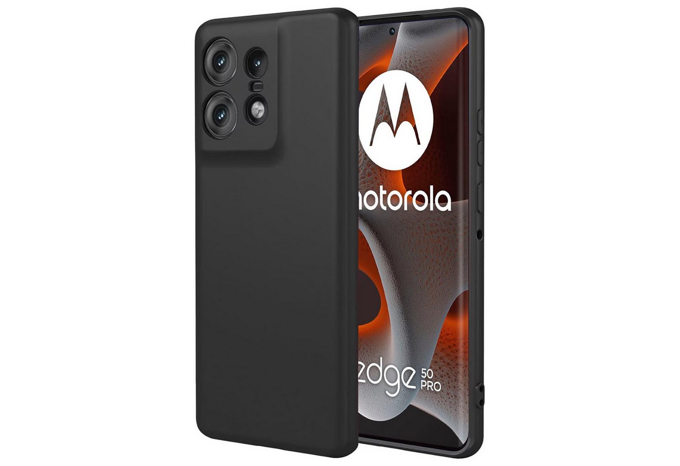 CoolGadget Handyhülle Black Series Handy Hülle für Motorola Edge 50 Pro 6,67 Zoll, Edle Silikon Schlicht Schutzhülle für Motorola Edge 50 Pro Hülle CoolGadget Handyhülle Black Series Handy Hülle für Motorola Edge 50 Pro 6,67 Zoll, Edle Silikon Schlicht Schutzhülle für Motorola Edge 50 Pro Hülle von CoolGadget