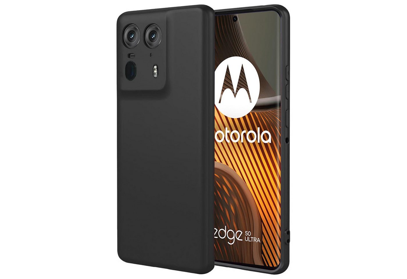 CoolGadget Handyhülle Black Series Handy Hülle für Motorola Edge 50 Ultra 6,7 Zoll, Edle Silikon Schlicht Schutzhülle für Motorola Edge 50 Ultra Hülle CoolGadget Handyhülle Black Series Handy Hülle für Motorola Edge 50 Ultra 6,7 Zoll, Edle Silikon Schlicht Schutzhülle für Motorola Edge 50 Ultra Hülle von CoolGadget