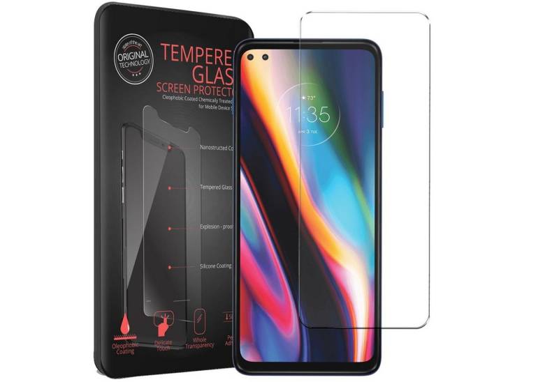 CoolGadget Schutzfolie Panzerfolie für Motorola Moto G 5G Plus, (9H Härtegrad, Glänzend), Displayfolie Schutzfolie 2 Stück für Motorola G 5G Plus Glas Folie von CoolGadget