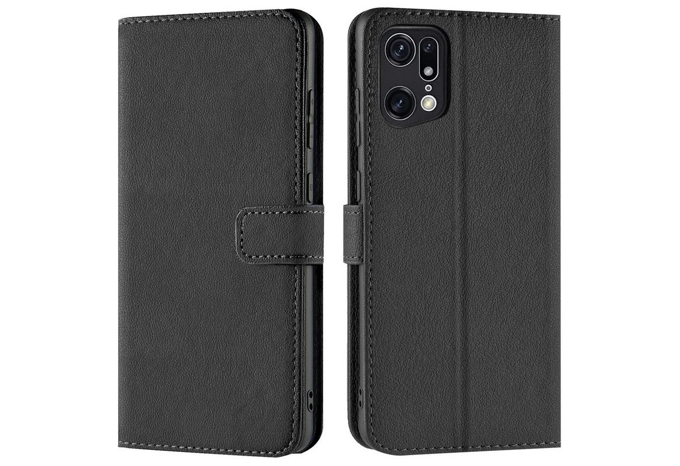 CoolGadget Handyhülle Book Case Handy Tasche für OPPO Find X5 Pro 6,7 Zoll, Hülle Klapphülle Flip Cover für Find X5 Pro Schutzhülle stoßfest von CoolGadget