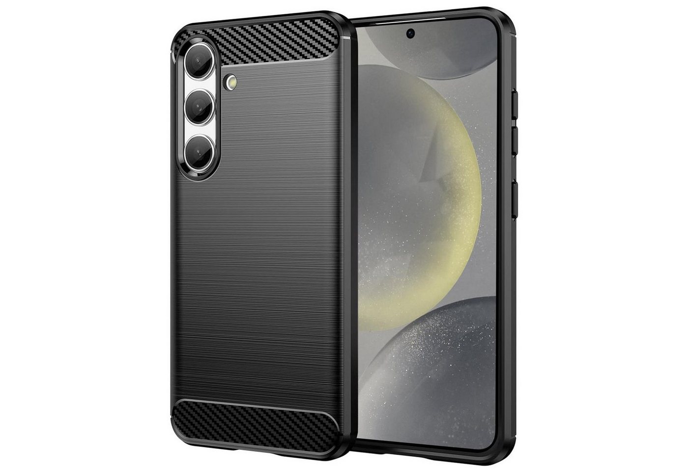 CoolGadget Handyhülle Carbon Handy Hülle für Samsung Galaxy S24 FE 6,7 Zoll, robuste Telefonhülle Case Schutzhülle für Samsung S24 FE 5G Hülle CoolGadget Handyhülle Carbon Handy Hülle für Samsung Galaxy S24 FE 6,7 Zoll, robuste Telefonhülle Case Schutzhülle für Samsung S24 FE 5G Hülle von CoolGadget