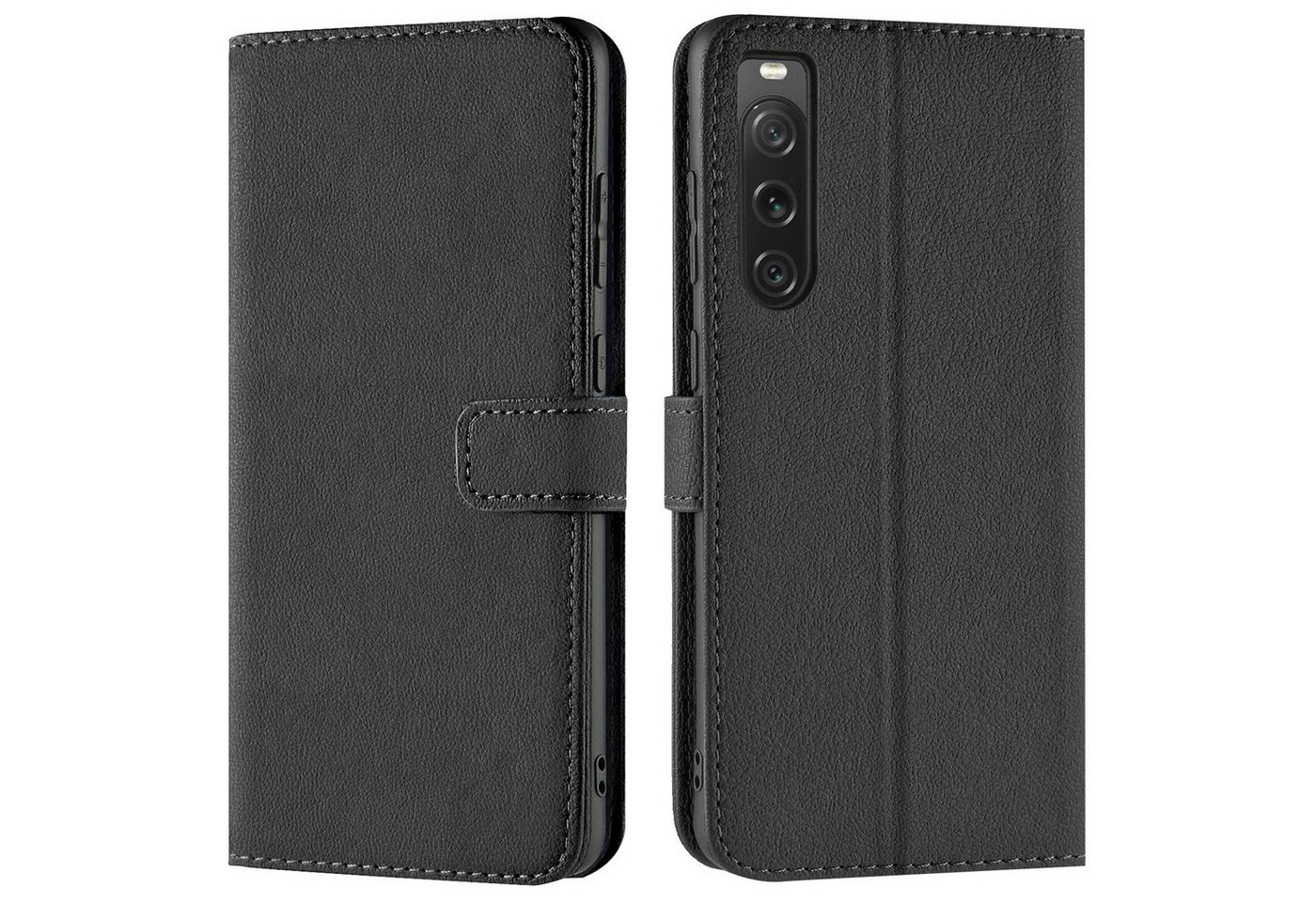 CoolGadget Handyhülle Book Case Handy Tasche für Sony Xperia 10 V 6,1 Zoll, Hülle Klapphülle Flip Cover für Xperia 10 V 2023 Schutzhülle stoßfest von CoolGadget
