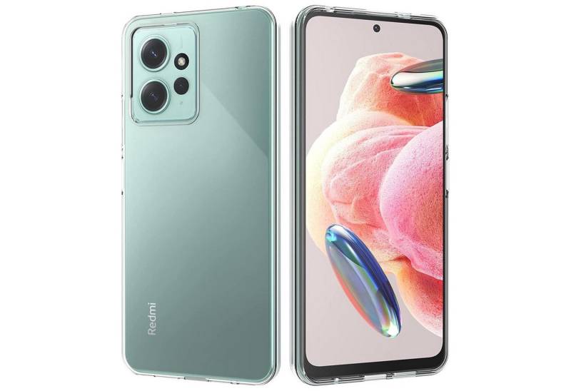 CoolGadget Handyhülle Transparent Ultra Slim Case für Xiaomi Redmi Note 12 (4G) 6,67 Zoll, Silikon Hülle Dünne Schutzhülle für Redmi Note 12 Hülle von CoolGadget