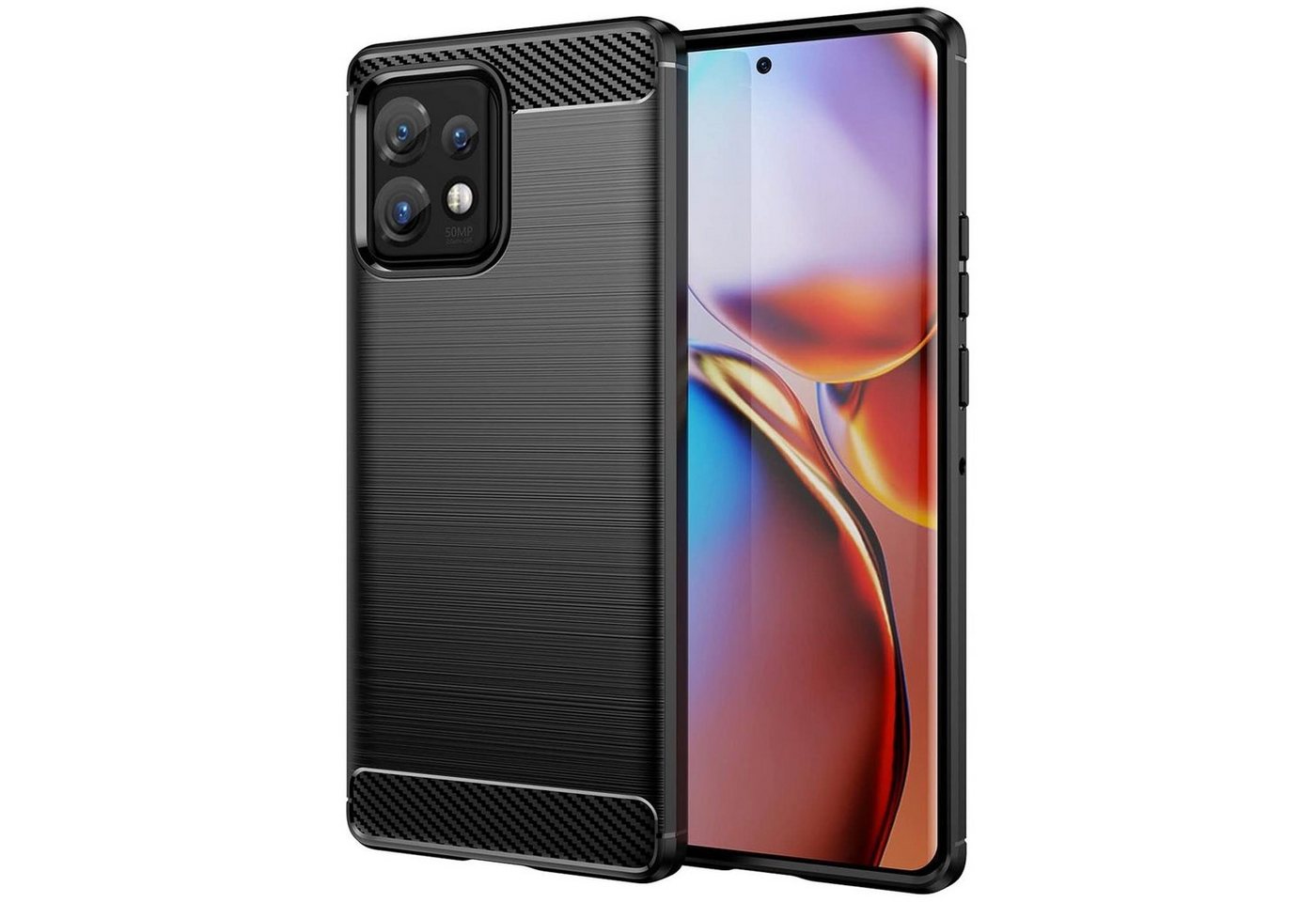 CoolGadget Handyhülle Carbon Handy Hülle für Motorola Edge 40 Pro 6,67 Zoll, robuste Telefonhülle Case Schutzhülle für Motorola Edge 40 Pro Hülle CoolGadget Handyhülle Carbon Handy Hülle für Motorola Edge 40 Pro 6,67 Zoll, robuste Telefonhülle Case Schutzhülle für Motorola Edge 40 Pro Hülle von CoolGadget