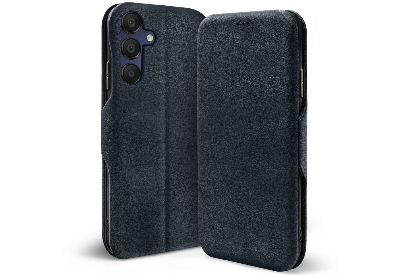 CoolGadget Handyhülle Business Premium Hülle Für Samsung Galaxy A35 5G 6,6 Zoll, Handy Tasche mit Kartenfach für Samsung A35 5G Schutzhülle von CoolGadget