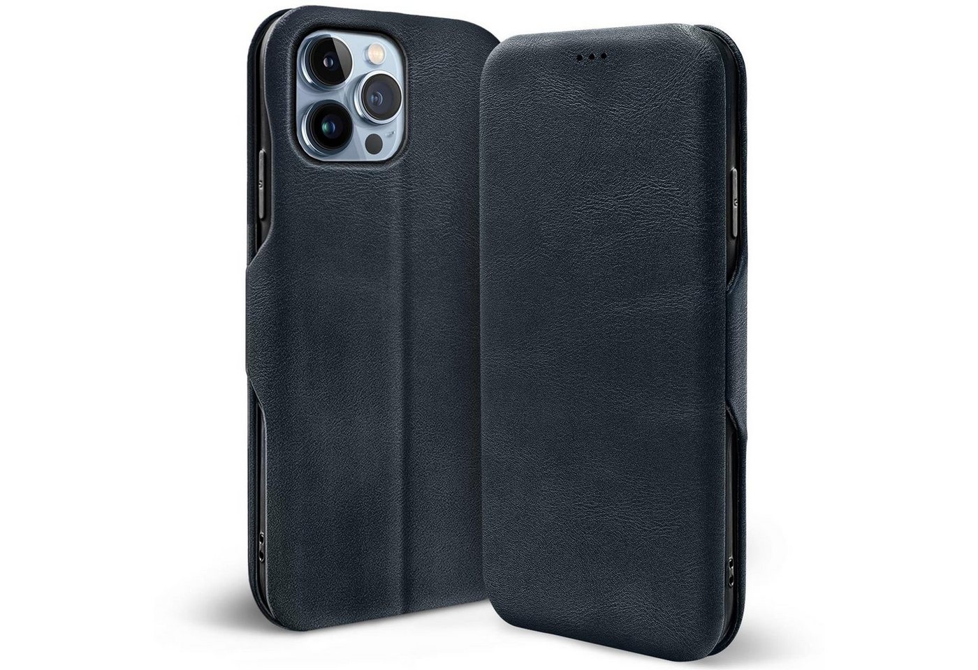 CoolGadget Handyhülle Business Premium Hülle Für iPhone 14 Pro 6,1 Zoll, Handy Tasche mit Kartenfach für Apple iPhone 14 Pro Schutzhülle von CoolGadget