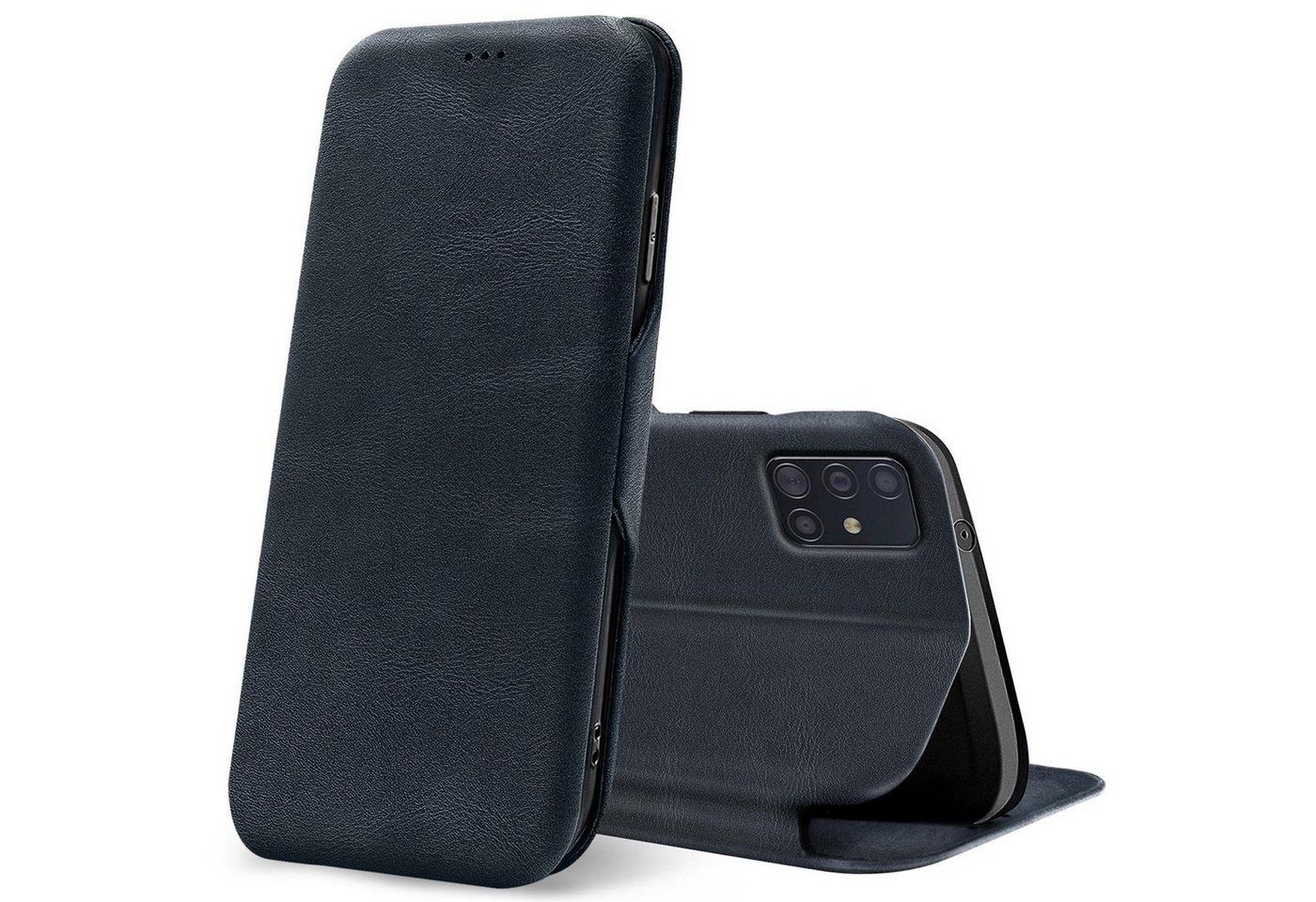 CoolGadget Handyhülle Business Premium Hülle für Samsung Galaxy A51 6,5 Zoll, Handy Tasche mit Kartenfach für Samsung A51 Schutzhülle von CoolGadget