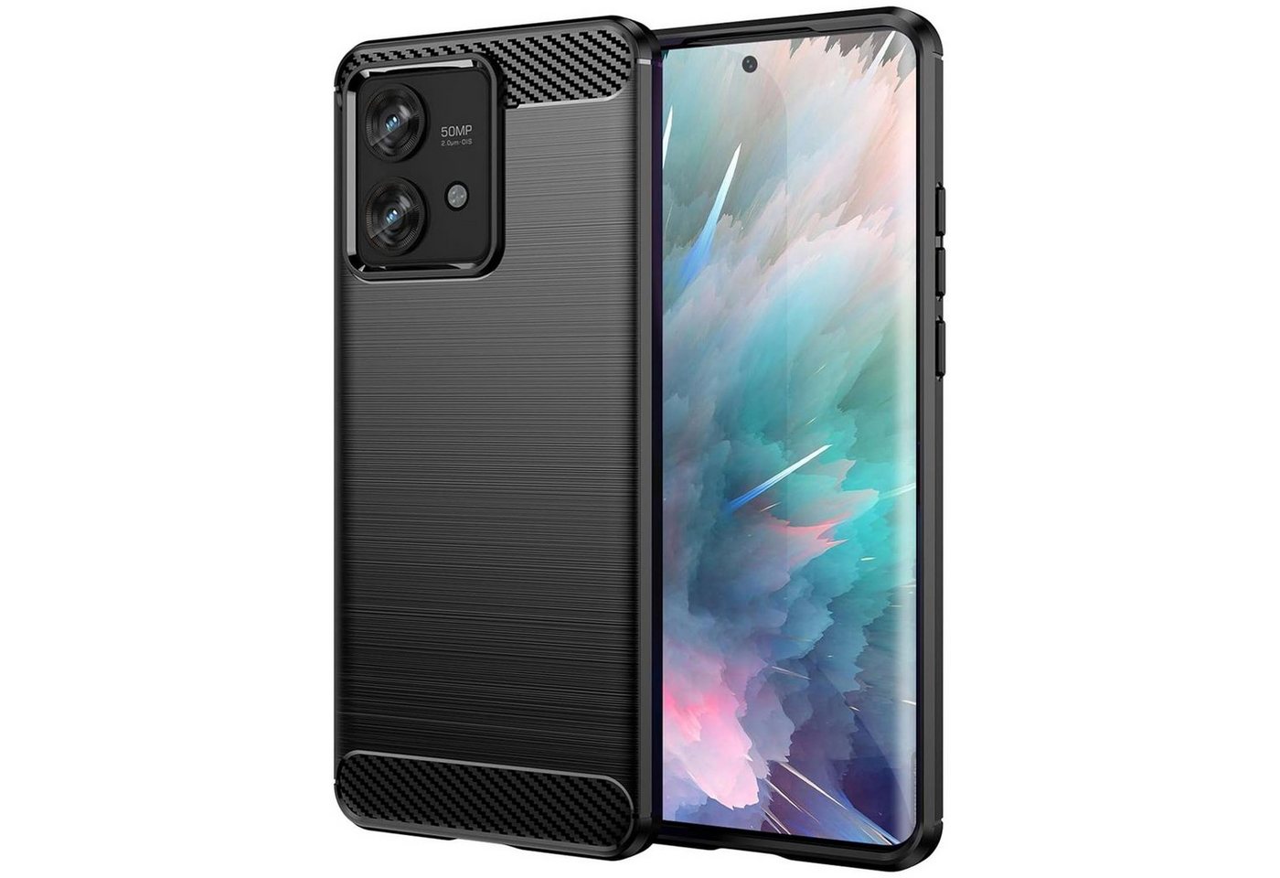 CoolGadget Handyhülle Carbon Handy Hülle für Motorola Edge 40 Neo 6,55 Zoll, robuste Telefonhülle Case Schutzhülle für Motorola Edge 40 Neo Hülle CoolGadget Handyhülle Carbon Handy Hülle für Motorola Edge 40 Neo 6,55 Zoll, robuste Telefonhülle Case Schutzhülle für Motorola Edge 40 Neo Hülle von CoolGadget