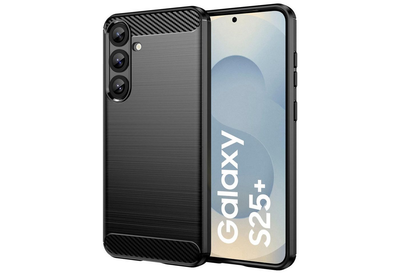 CoolGadget Handyhülle Carbon Handy Hülle für Samsung Galaxy S25+ 6,7 Zoll, robuste Telefonhülle Case Schutzhülle für Samsung S25 Plus Hülle CoolGadget Handyhülle Carbon Handy Hülle für Samsung Galaxy S25+ 6,7 Zoll, robuste Telefonhülle Case Schutzhülle für Samsung S25 Plus Hülle von CoolGadget