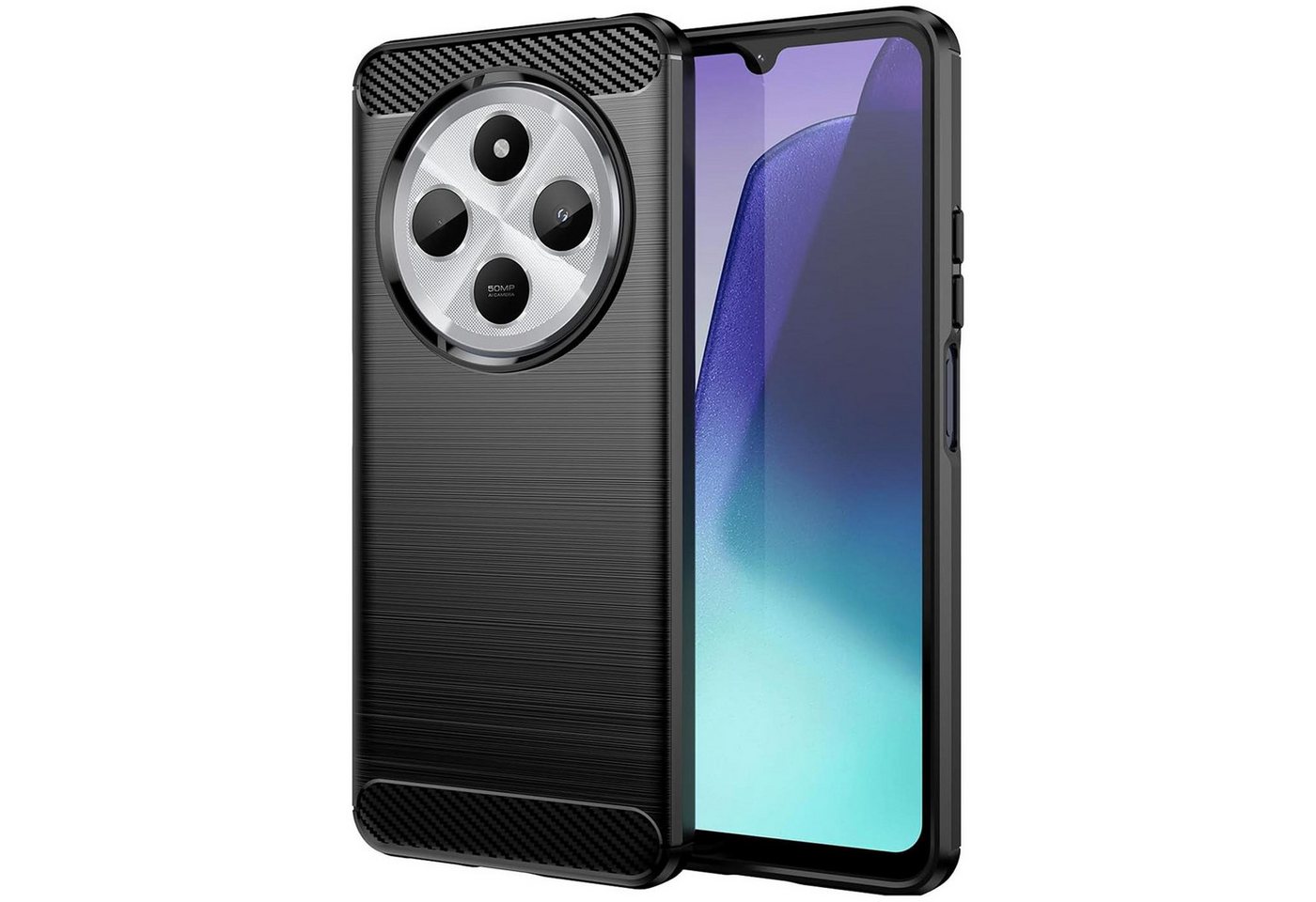 CoolGadget Handyhülle Carbon Handy Hülle für Xiaomi Redmi 14C 6,88 Zoll, robuste Telefonhülle Case Schutzhülle für Redmi 14C / Poco C75 Hülle CoolGadget Handyhülle Carbon Handy Hülle für Xiaomi Redmi 14C 6,88 Zoll, robuste Telefonhülle Case Schutzhülle für Redmi 14C / Poco C75 Hülle von CoolGadget