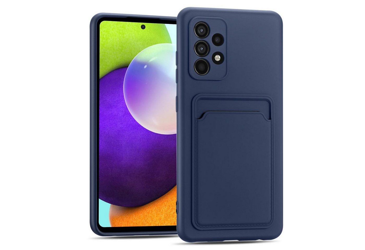 CoolGadget Handyhülle Card Case Handy Tasche für Samsung Galaxy A33 5G 6,5 Zoll, Silikon Schutzhülle mit Kartenfach für Samsung Galaxy A33 5G Hülle von CoolGadget