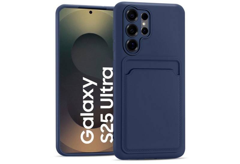 CoolGadget Handyhülle Card Case Handy Tasche für Samsung Galaxy S25 Ultra 6,9 Zoll, Silikon Slim Schutzhülle mit Kartenfach für Samsung S25 Ultra 5G Hülle von CoolGadget