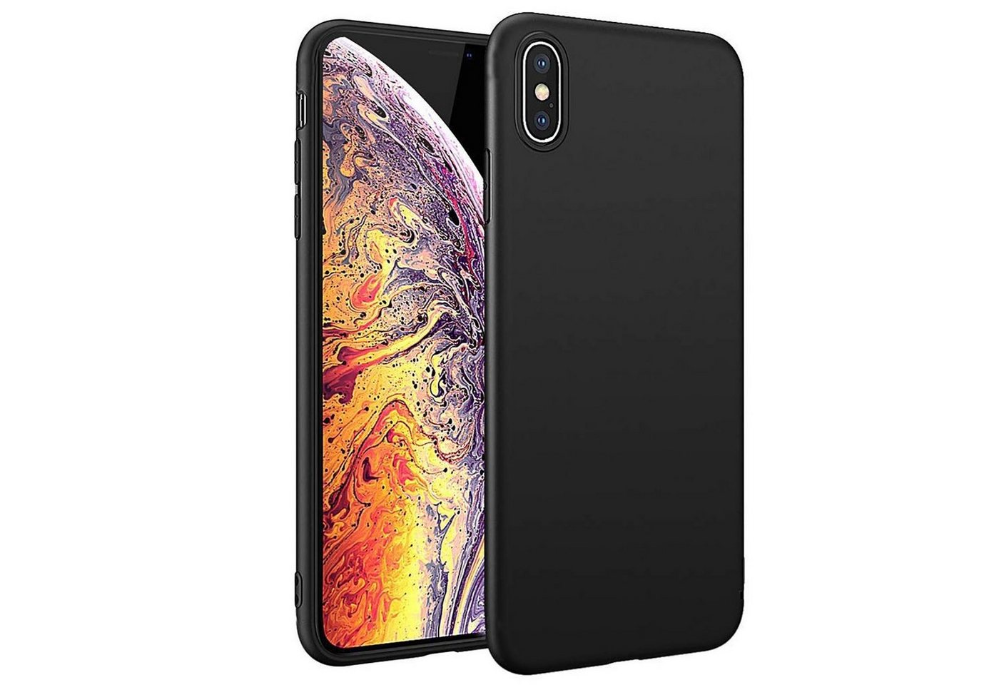 CoolGadget Handyhülle Black Series Handy Hülle für Apple iPhone X, iPhone XS 5,8 Zoll, Edle Silikon Schlicht Robust Schutzhülle für iPhone X / XS Hülle CoolGadget Handyhülle Black Series Handy Hülle für Apple iPhone X, iPhone XS 5,8 Zoll, Edle Silikon Schlicht Robust Schutzhülle für iPhone X / XS Hülle von CoolGadget