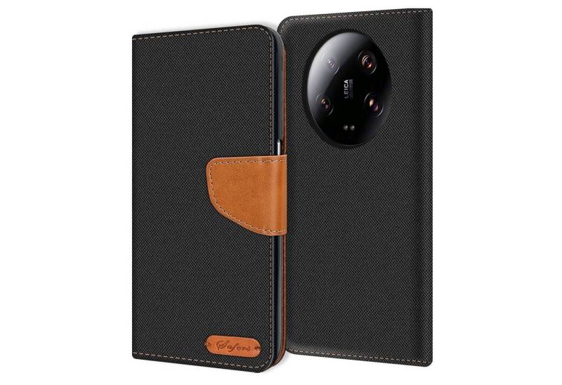 CoolGadget Handyhülle Denim Schutzhülle Flip Case für Xiaomi 13 Ultra 6,73 Zoll, Book Cover Handy Tasche Jeans Hülle für Xiaomi 13 Ultra 5G Klapphülle von CoolGadget