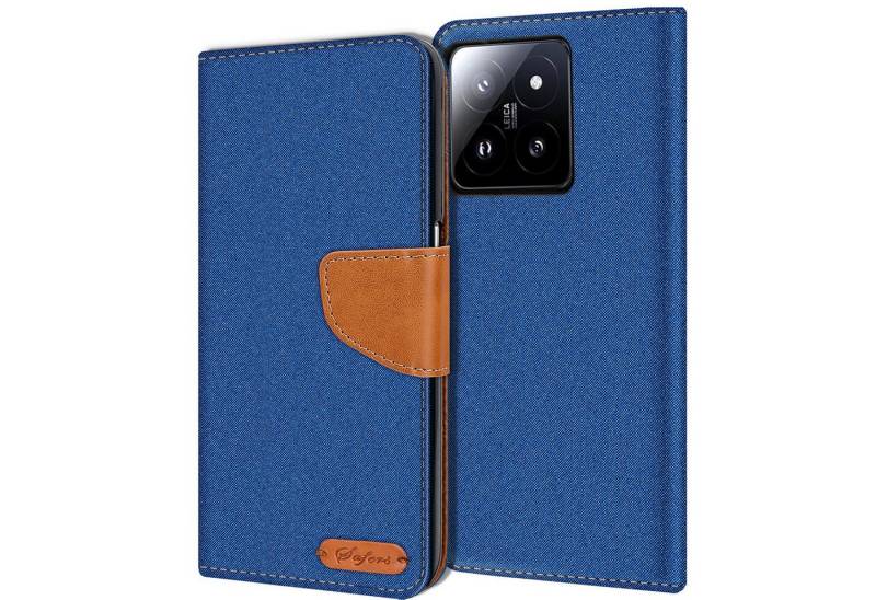CoolGadget Handyhülle Denim Schutzhülle Flip Case für Xiaomi 15 6,36 Zoll, Book Cover Handy Tasche Hülle für Xiaomi 15 Klapphülle von CoolGadget