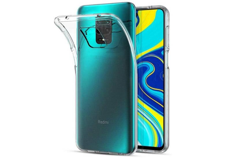 CoolGadget Handyhülle Transparent Ultra Slim Case für Xiaomi Redmi Note 9 Pro / Note 9S 6,67 Zoll, Silikon Hülle Dünne Schutzhülle für Redmi Note 9 Pro, Note 9S Hülle von CoolGadget