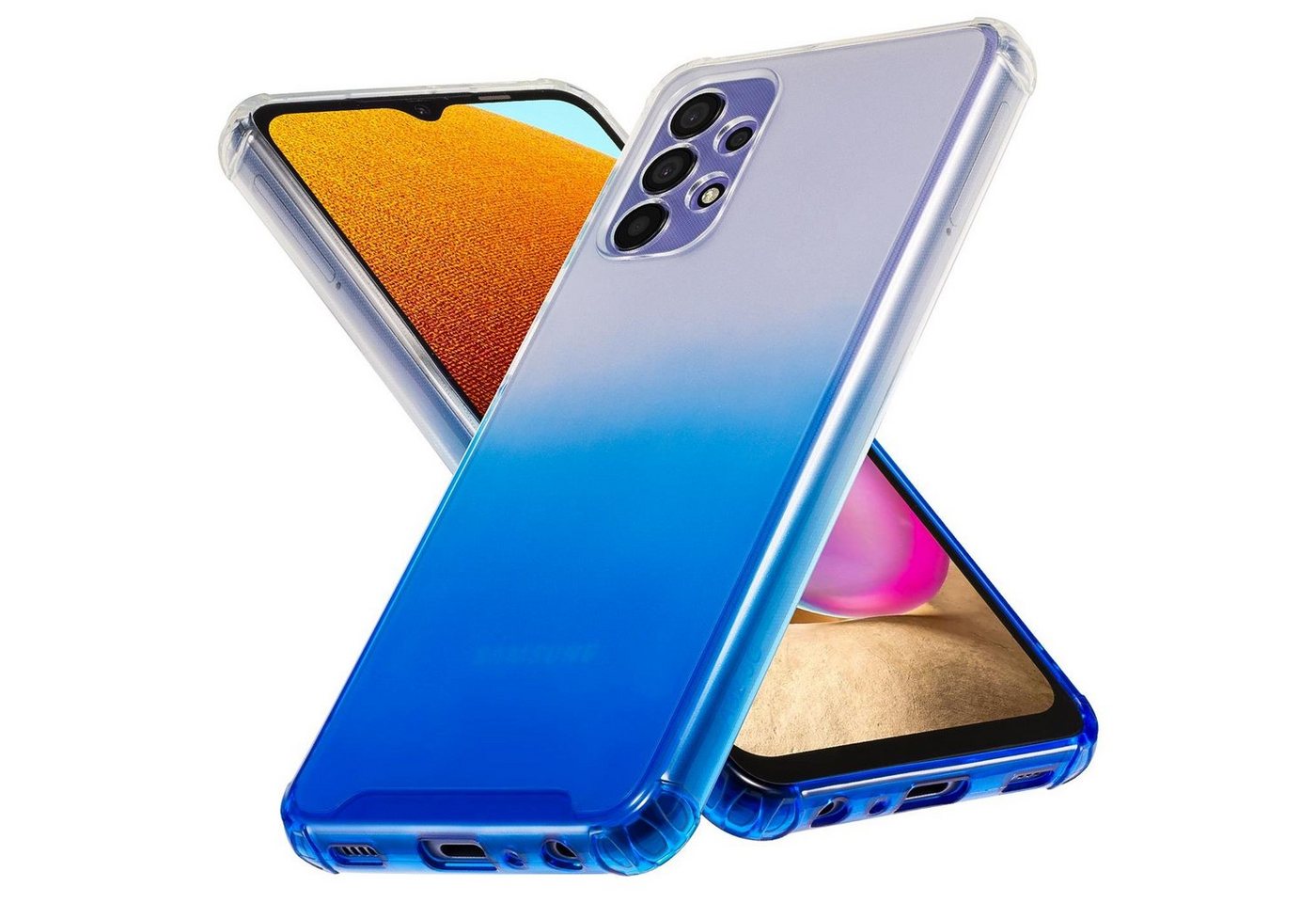 CoolGadget Handyhülle Farbverlauf Twilight Hülle für Samsung Galaxy A32 5G 6,5 Zoll, Robust Hybrid Slim Cover Kamera Schutz Hülle für Samsung A32 5G Case von CoolGadget